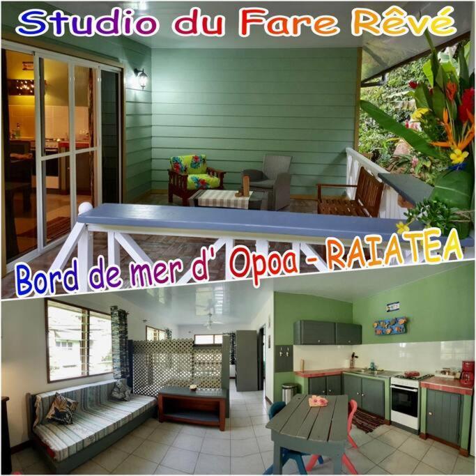Raiatea, Opoa, Studio Du Fare Reve, Acces Mer Privatif Eksteriør bilde